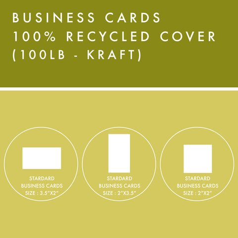 BC - 100% Recycled Cover - Kraft