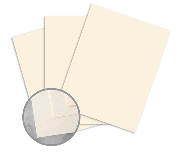 Greeting Cards - 100lb Classic Linen Cover - Natural